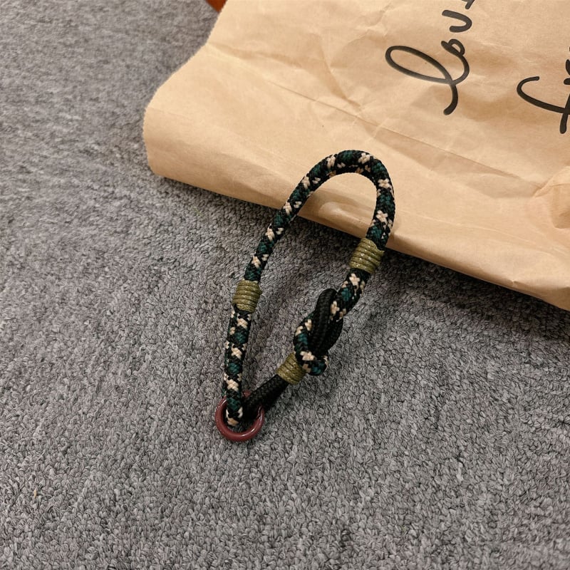 Λουράκι κινητού για τον καρπό, χειροποίητο από νάιλον, μεταλλική αγκράφα, γυναικείο στυλ