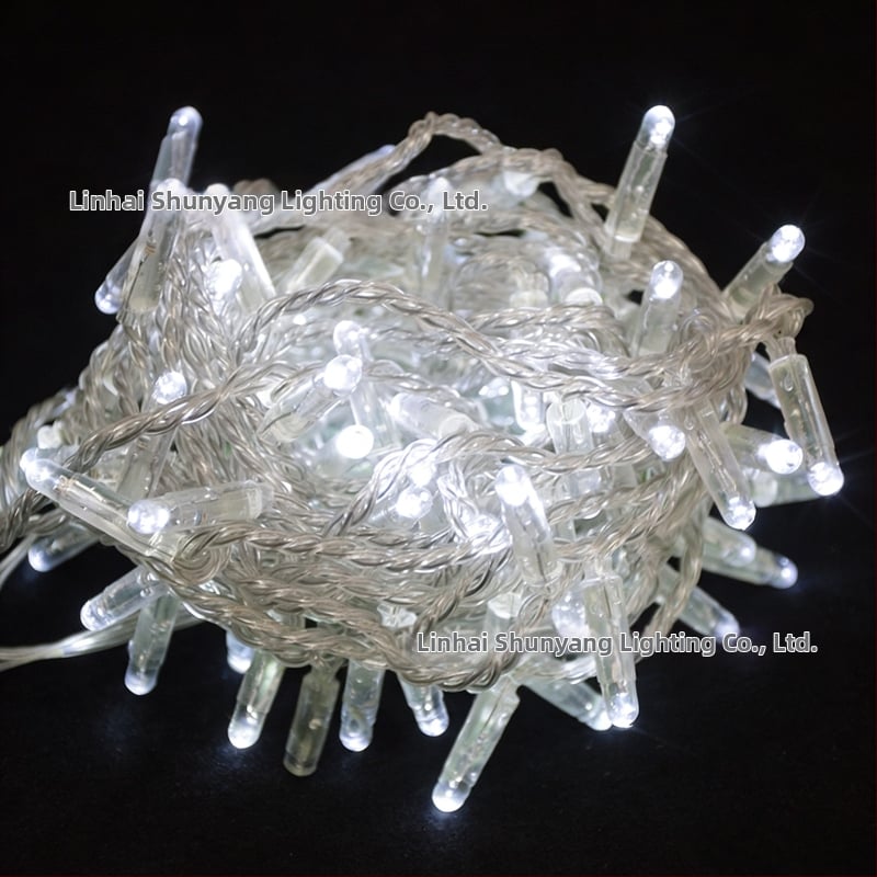 Lauko IP67 atsparios girliandos šviesos su nuotolinio valdymo, 0,06W, 220V DC, modelis FYTY, tinkama kempingui/šventėms kiemui