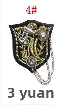 Uniformas piestiprinājums – universāls stils, Princess sērija, materiāls plastmasa/rezīns, ieklātais ornaments, roku darbs, personalizācija pieejama