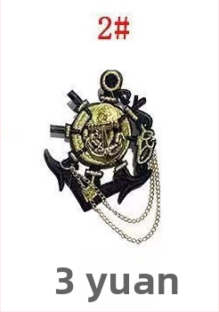 Uniformas piestiprinājums – universāls stils, Princess sērija, materiāls plastmasa/rezīns, ieklātais ornaments, roku darbs, personalizācija pieejama