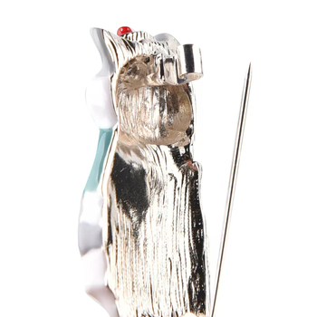 Broš s oblikom životinje, legura, crtani stil, pečeni emajl završetak