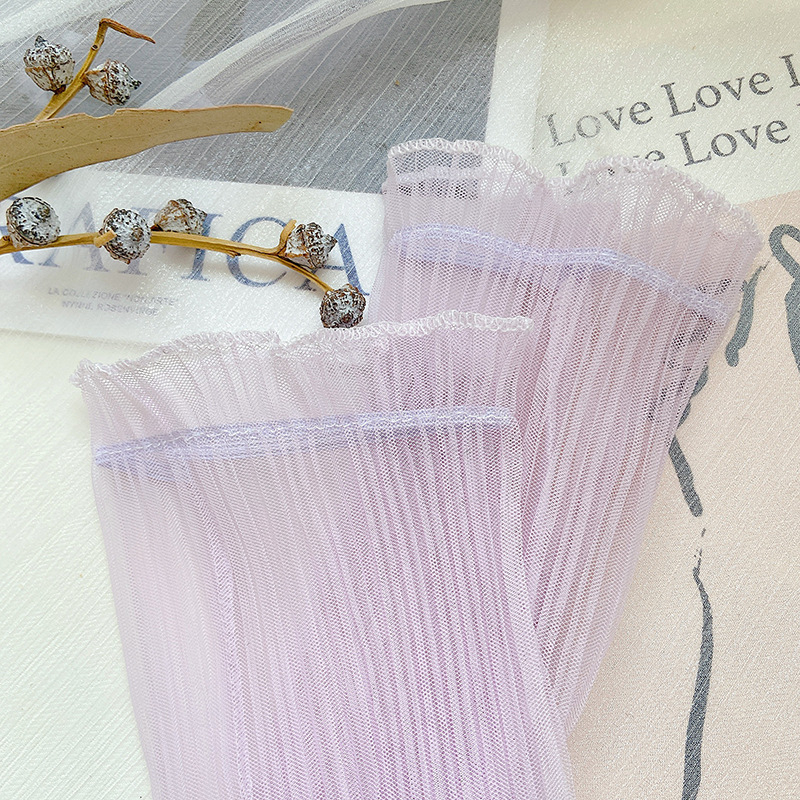 Manșete UV cu dantelă pentru femei – vară, pentru ciclism în aer liber și condus, 100% poliester, stil Fashionable commuting, sezonul 2025 vară