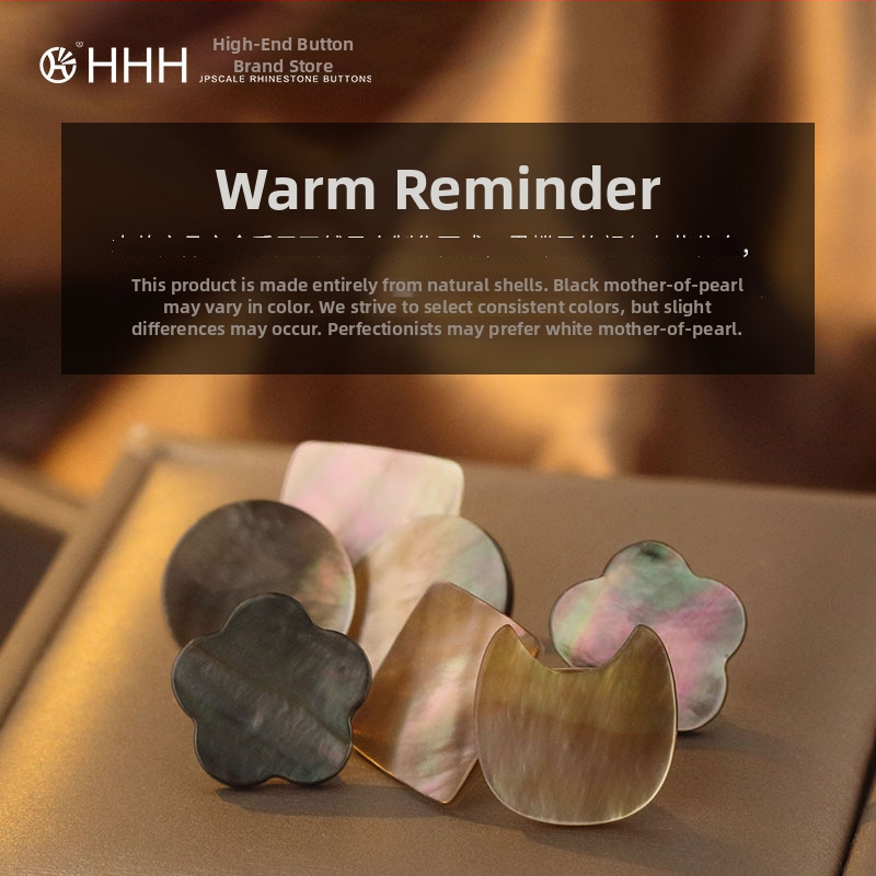 HHH FOR YOU Magnetický bezšvový gombík z prírodnej mušle na odevy – neviditeľné upevnenie, pevný, pre pyžamá, tričká, košele, kardigány a svetre