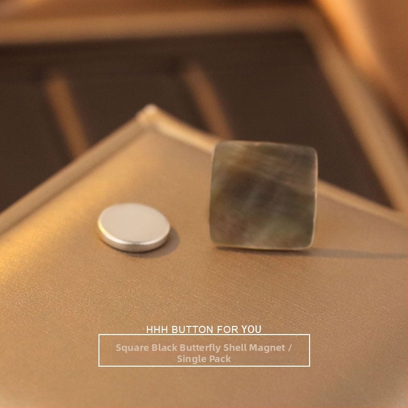 HHH FOR YOU Μαγνητικό Κουμπί από Φυσική Όστρακα για Ρούχα – Αόρατο Κούμπωμα χωρίς Ράφες, Σταθερό, για Πιτζάμες, T‑Shirts, Πουκάμισα, Καρνταγίνες και Πουλόβερ