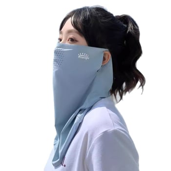 Polumaska za lice s UV zaštitom, prozračna, otporna na insekte, materijal šifon/poliester