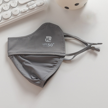 Ljetna ženska maska za lice s UV zaštitom, prozračna i izuzetnoLagana, otporna na vjetar i prašinu; materijal: najlon, 30 g, sadržaj najlona 61–70%