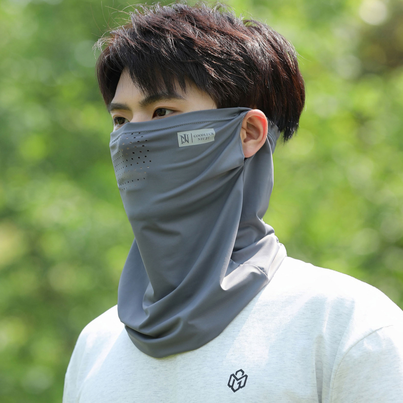 Maska za biciklizam za cijelo lice, prozračna, UV zaštita i sjenčanje — najlon 81–95%