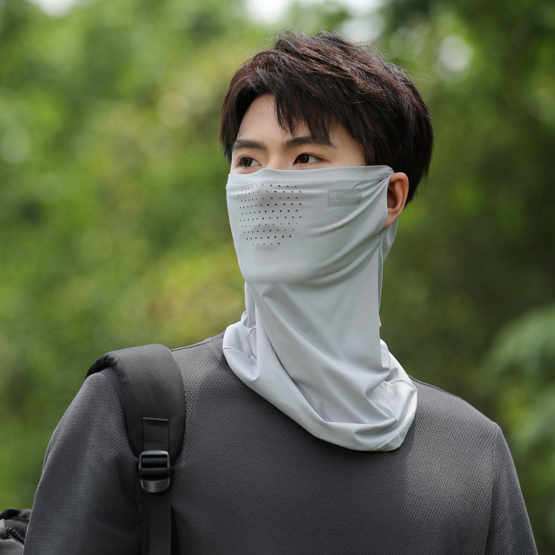 Maska za biciklizam za cijelo lice, prozračna, UV zaštita i sjenčanje — najlon 81–95%