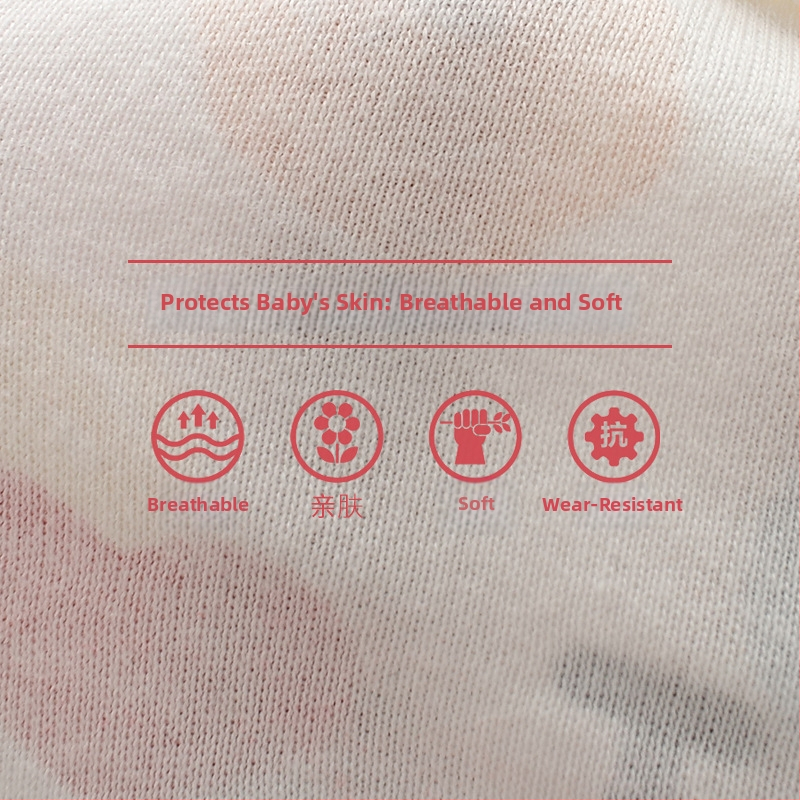 Detské bavlnené antiškrabacie rukavice na tvár – 0–1 rok, priedušné, celoročné, prispôsobiteľné