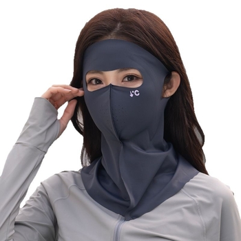 Maska za cijelo lice s UV zaštitom za vožnju biciklom — bez šavova, zaštita vrata, brzo suši, prozračna