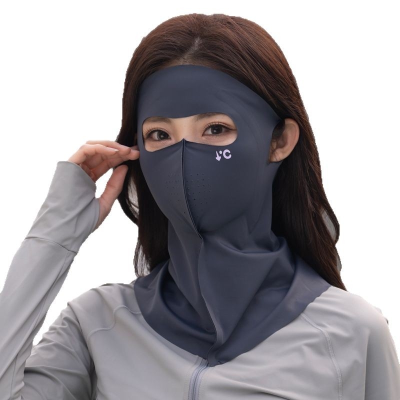 Maska za cijelo lice s UV zaštitom za vožnju biciklom — bez šavova, zaštita vrata, brzo suši, prozračna