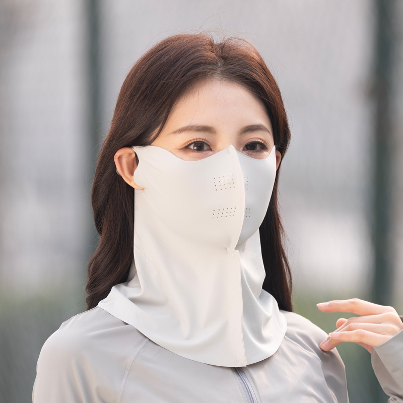 Maska za cijelo lice s UV zaštitom za vožnju biciklom — bez šavova, zaštita vrata, brzo suši, prozračna