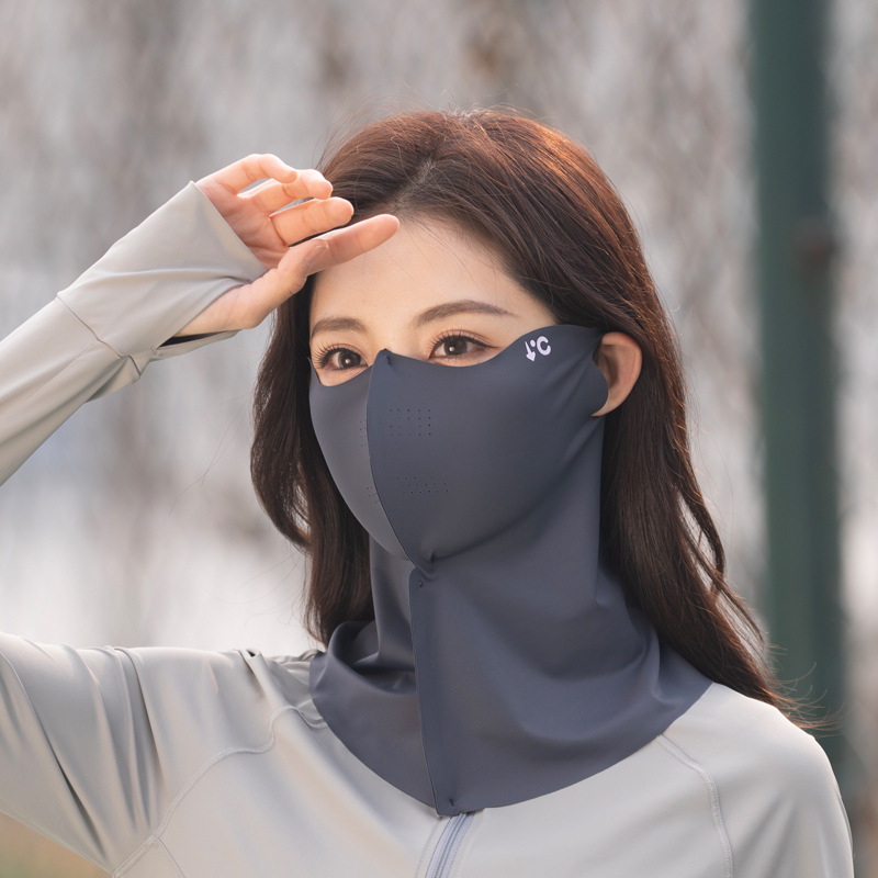 Maska za cijelo lice s UV zaštitom za vožnju biciklom — bez šavova, zaštita vrata, brzo suši, prozračna