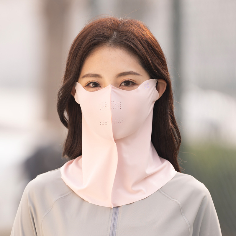 Maska za cijelo lice s UV zaštitom za vožnju biciklom — bez šavova, zaštita vrata, brzo suši, prozračna