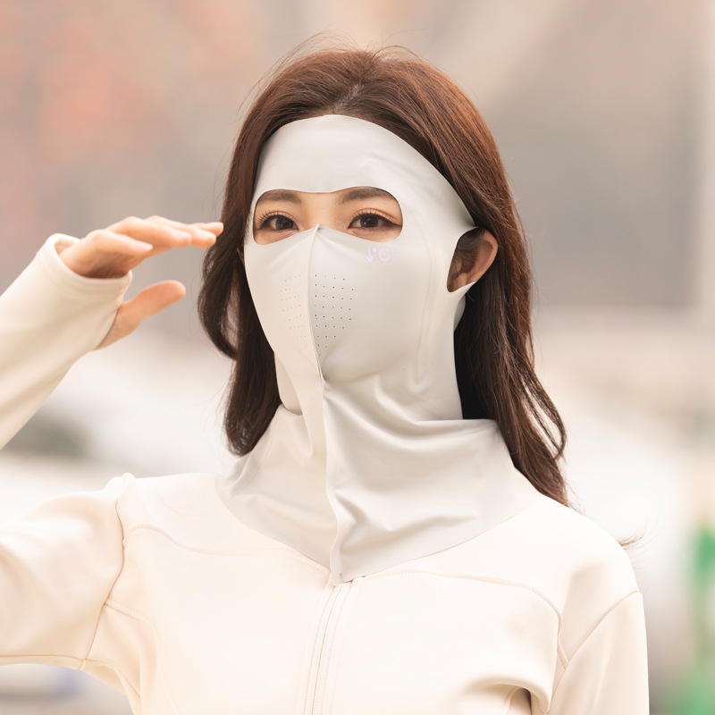 Maska za cijelo lice s UV zaštitom za vožnju biciklom — bez šavova, zaštita vrata, brzo suši, prozračna