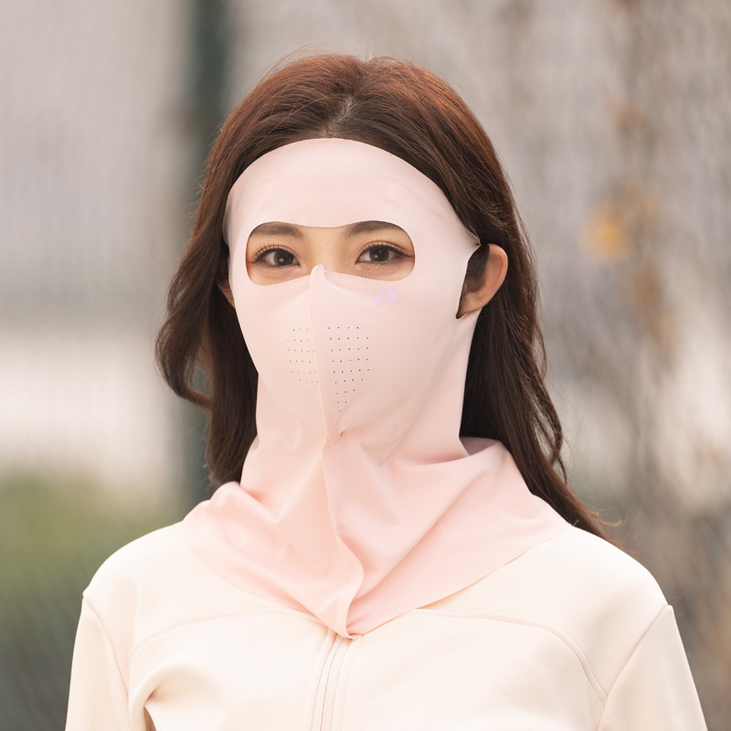 Maska za cijelo lice s UV zaštitom za vožnju biciklom — bez šavova, zaštita vrata, brzo suši, prozračna