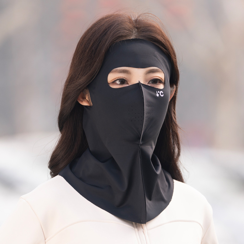 Maska za cijelo lice s UV zaštitom za vožnju biciklom — bez šavova, zaštita vrata, brzo suši, prozračna