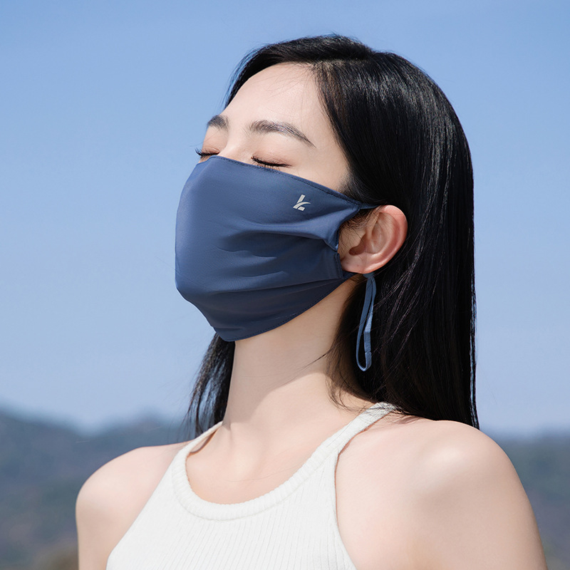 Maska za sunčanje za žene, prozračna, UV zaštita, poluzakrivena, najlon tkanina, 81–95% najlona, univerzalni stil, proljeće 2024