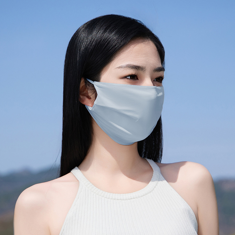 Maska za sunčanje za žene, prozračna, UV zaštita, poluzakrivena, najlon tkanina, 81–95% najlona, univerzalni stil, proljeće 2024