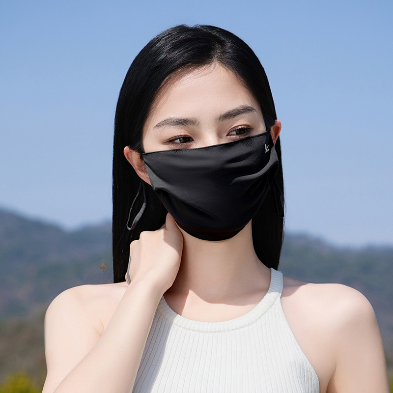 Maska za sunčanje za žene, prozračna, UV zaštita, poluzakrivena, najlon tkanina, 81–95% najlona, univerzalni stil, proljeće 2024
