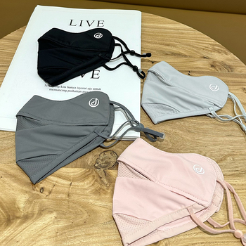 Ženska prozračna maska za UV zaštitu i zaštitu od sunca, mrežasta Ice Silk tkanina, zaštita očiju