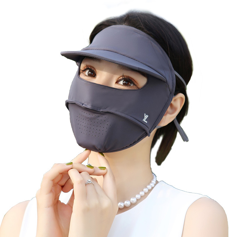 Ljetna maska za lice za vožnju biciklom s UV zaštitom, prozračan najlon materijal, potpuno prekrivanje lica