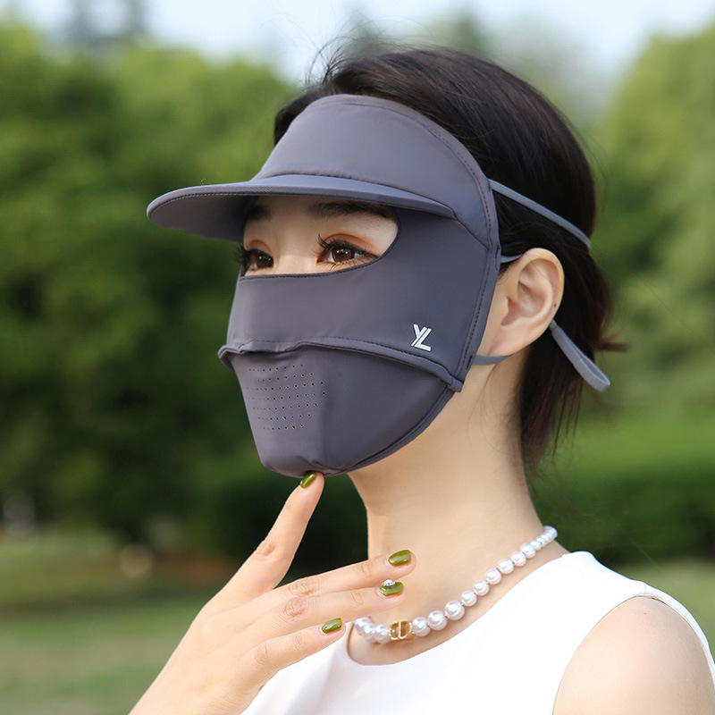 Ljetna maska za lice za vožnju biciklom s UV zaštitom, prozračan najlon materijal, potpuno prekrivanje lica