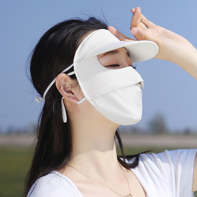 Ljetna maska za lice za vožnju biciklom s UV zaštitom, prozračan najlon materijal, potpuno prekrivanje lica