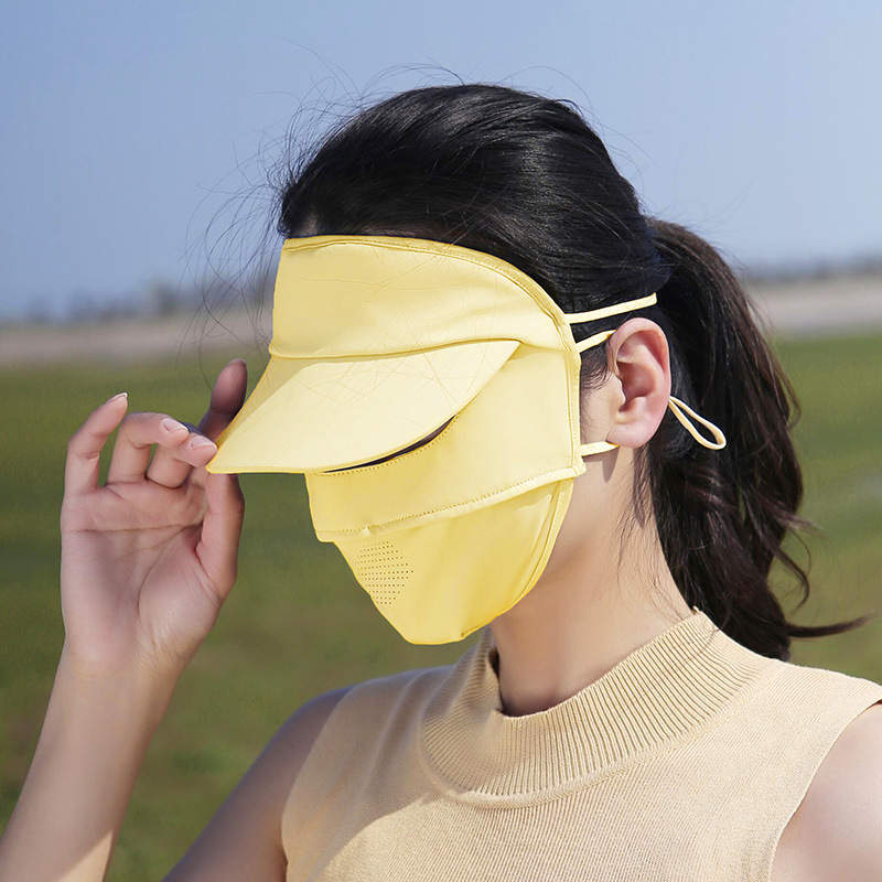 Ljetna maska za lice za vožnju biciklom s UV zaštitom, prozračan najlon materijal, potpuno prekrivanje lica