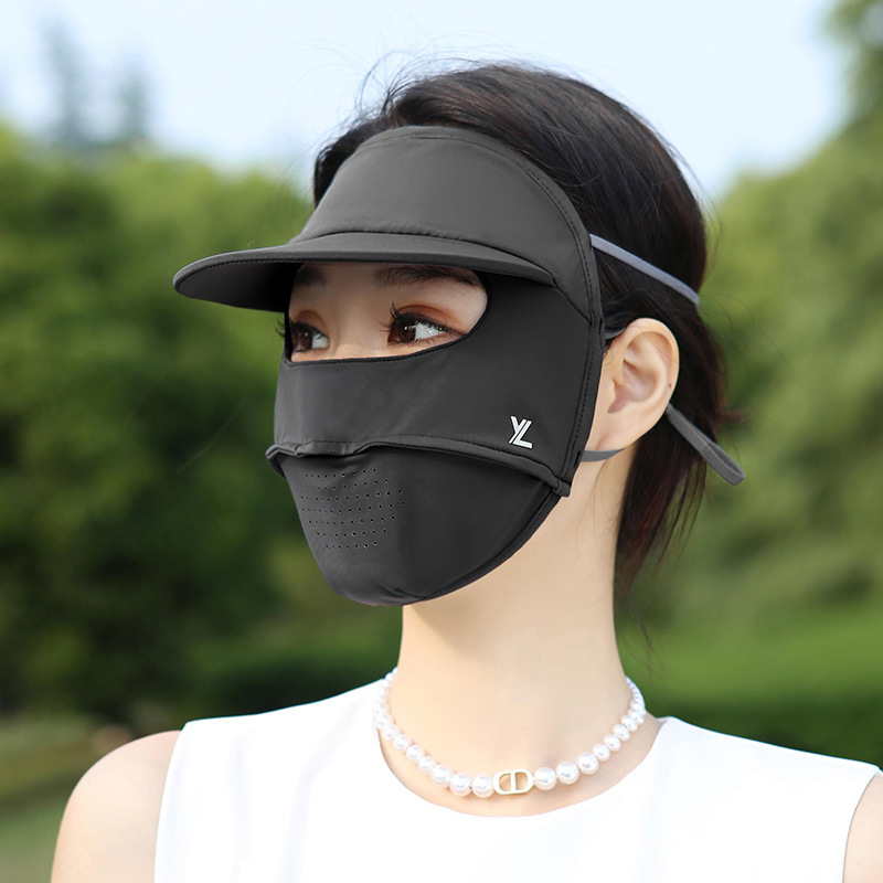 Ljetna maska za lice za vožnju biciklom s UV zaštitom, prozračan najlon materijal, potpuno prekrivanje lica
