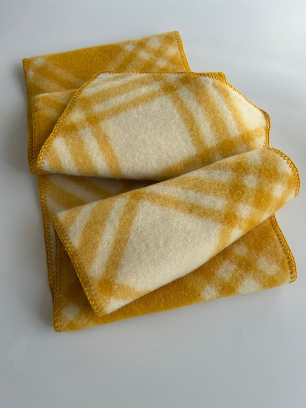 Ženski dvostrani vuneni šal za zimu, Jacquard tkanina, 61–70% vune