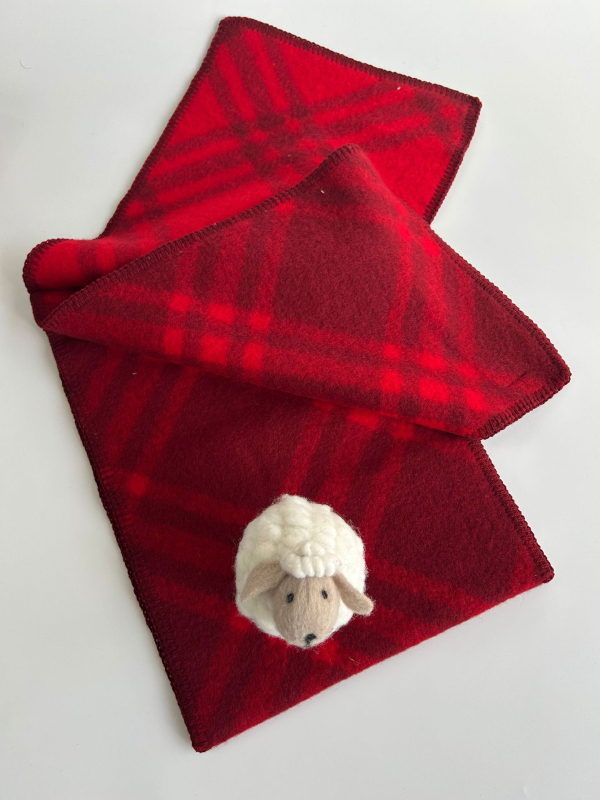 Ženski dvostrani vuneni šal za zimu, Jacquard tkanina, 61–70% vune
