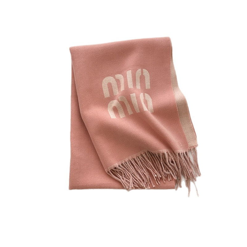 Женски шал от имитационен кашмир, warp-knit плат, топъл зимен аксесоар, полиестер