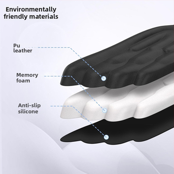Tastatūras rokas balsts (Tips: rokas balsts; Materiāls: silikons; Stils: divpusējs; Funkcija: anti-slīd; Modelis: Angel Wings-001)