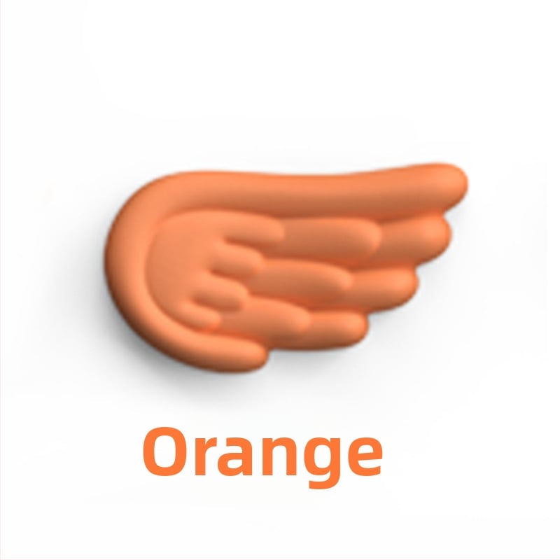 Tastatūras rokas balsts (Tips: rokas balsts; Materiāls: silikons; Stils: divpusējs; Funkcija: anti-slīd; Modelis: Angel Wings-001)