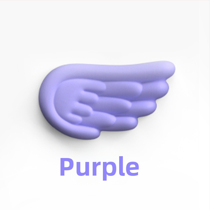 Tastatūras rokas balsts (Tips: rokas balsts; Materiāls: silikons; Stils: divpusējs; Funkcija: anti-slīd; Modelis: Angel Wings-001)