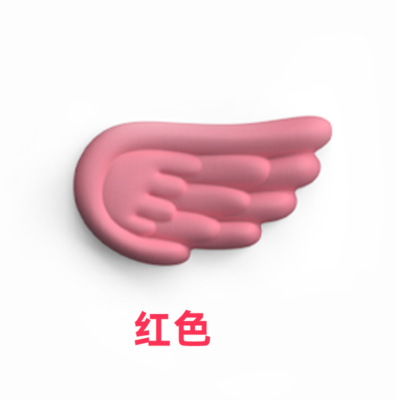 Tastatūras rokas balsts (Tips: rokas balsts; Materiāls: silikons; Stils: divpusējs; Funkcija: anti-slīd; Modelis: Angel Wings-001)