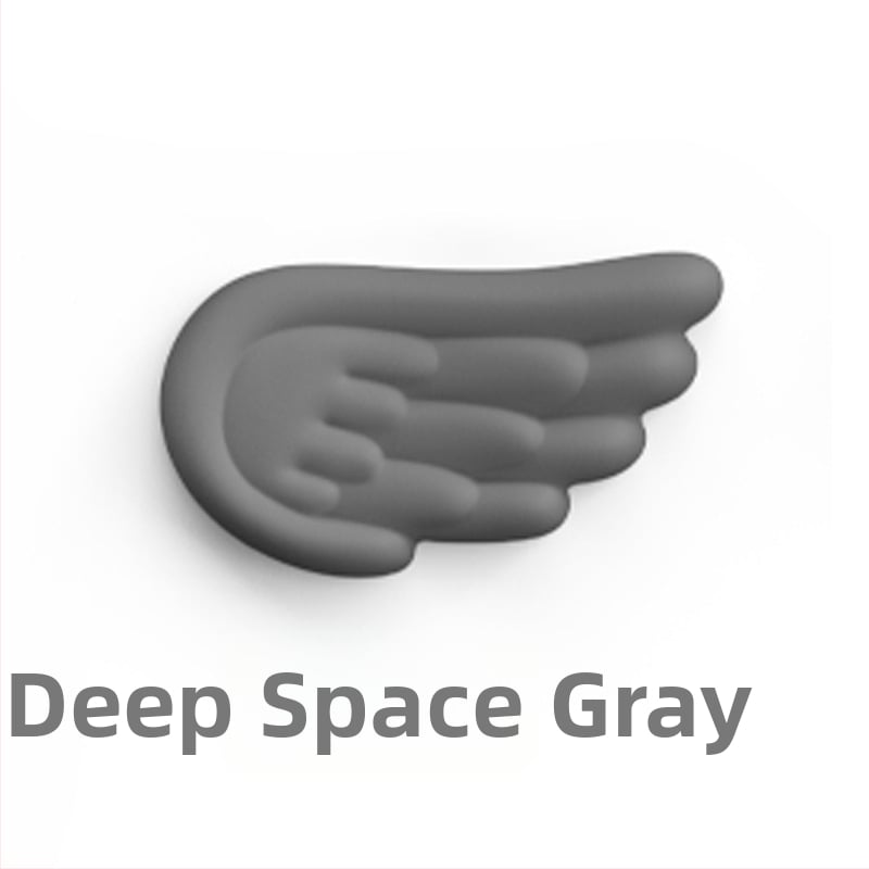 Tastatūras rokas balsts (Tips: rokas balsts; Materiāls: silikons; Stils: divpusējs; Funkcija: anti-slīd; Modelis: Angel Wings-001)