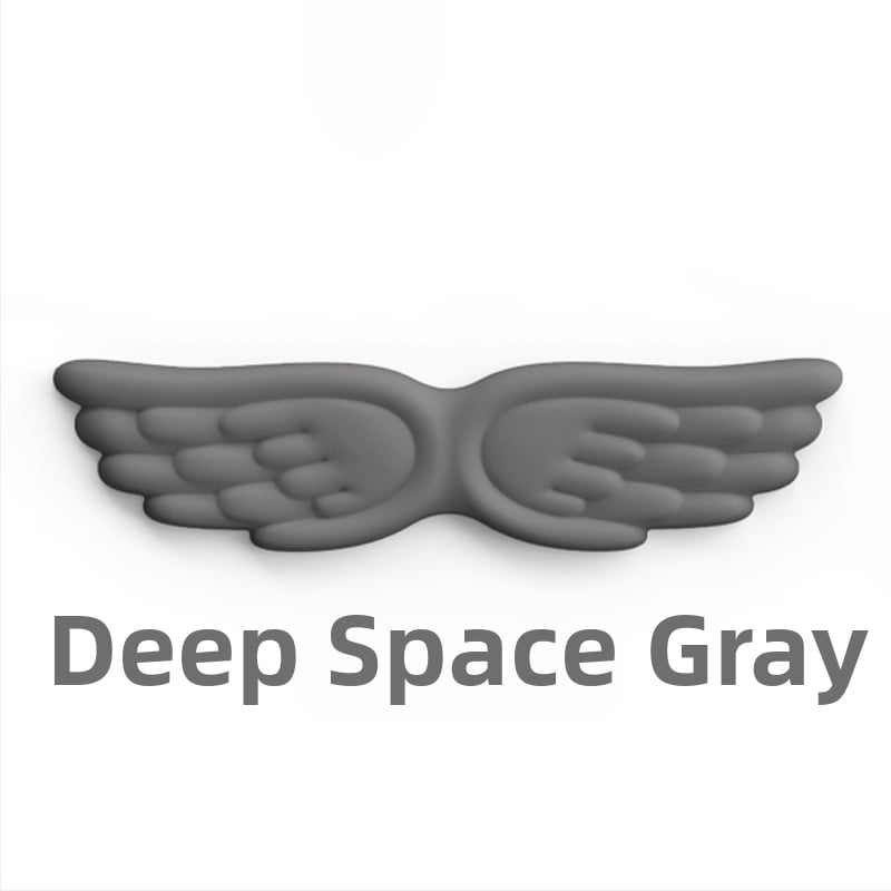 Tastatūras rokas balsts (Tips: rokas balsts; Materiāls: silikons; Stils: divpusējs; Funkcija: anti-slīd; Modelis: Angel Wings-001)