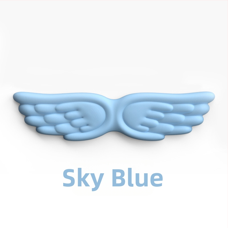 Tastatūras rokas balsts (Tips: rokas balsts; Materiāls: silikons; Stils: divpusējs; Funkcija: anti-slīd; Modelis: Angel Wings-001)