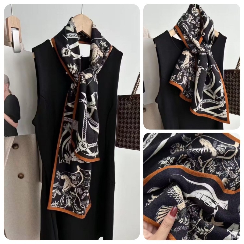 Poliesterski šal - dijagonalni dizajn, vintage etničkog stila (Tkanje: Twill • Funkcije: termička zaštita, zaštita od sunca, zaštita od prašine • Materijal: 100% poliester • Sezona: proljeće i jesen • Sr258512010)