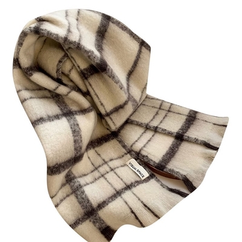 Mohair šal, korejski stil, glatko pletenje, topao zimski dodatak, originalni dizajn