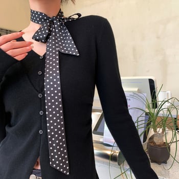 Šal od poliestera s twill uzorkom i točkastim uzorkom, proljetni stil