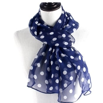 Georgette poliester šal — točkice, Swiftone, ljeto, obična tkanina