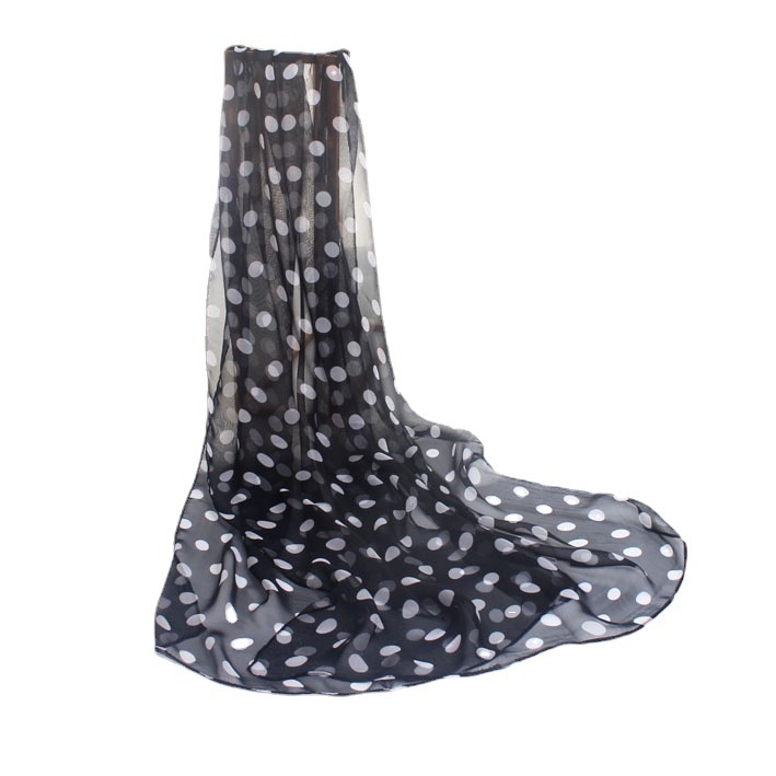 Georgette poliester šal — točkice, Swiftone, ljeto, obična tkanina