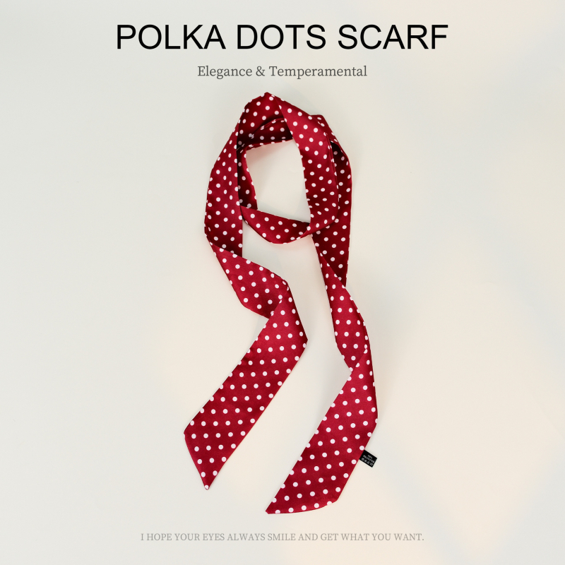 Poliester šal s twill uzorkom u gradijentu s točkicama, lagan i sofisticiran dodatak za proljeće