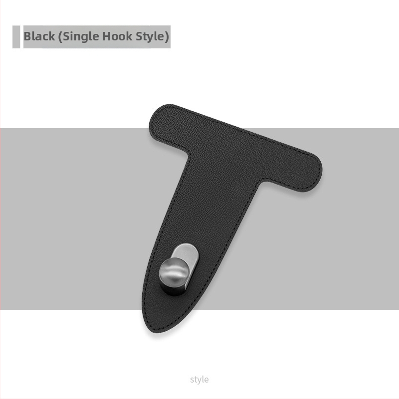 Ko-pilota cimdiņas atvilktnes āķis automašīnas iekšpusē – sakausējums un āda, logotipa drukāšana pieejama, zīmols Jinyu zhipin