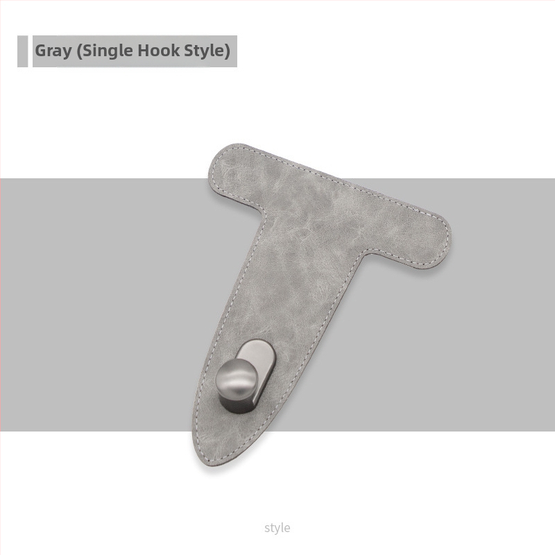 Ko-pilota cimdiņas atvilktnes āķis automašīnas iekšpusē – sakausējums un āda, logotipa drukāšana pieejama, zīmols Jinyu zhipin