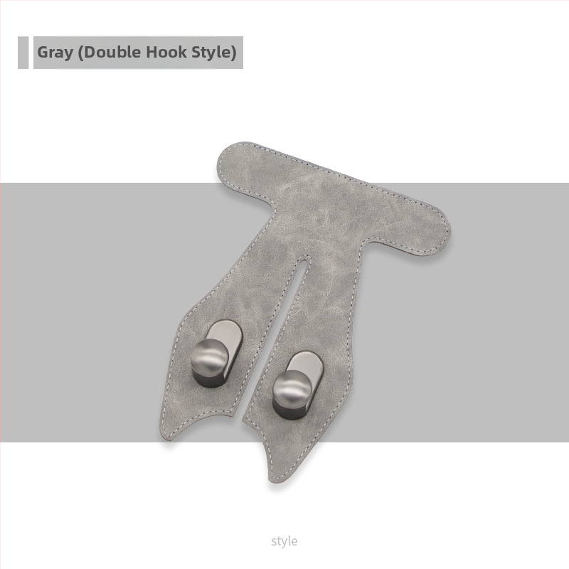 Ko-pilota cimdiņas atvilktnes āķis automašīnas iekšpusē – sakausējums un āda, logotipa drukāšana pieejama, zīmols Jinyu zhipin