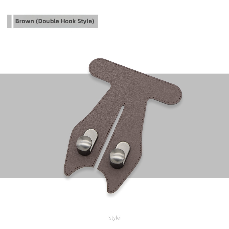 Ko-pilota cimdiņas atvilktnes āķis automašīnas iekšpusē – sakausējums un āda, logotipa drukāšana pieejama, zīmols Jinyu zhipin